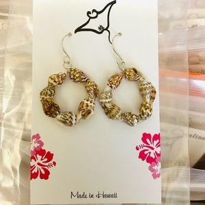 NWT Sterling Silver Seashells Earrings